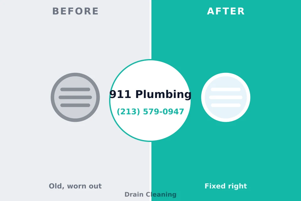 Before and after: plumbing repair Trenton, NJ